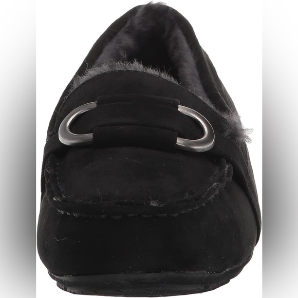 SOUL Naturalizer Women's black Swiftly slip on Loafers w silver hardware size 8W - Picture 3 of 12